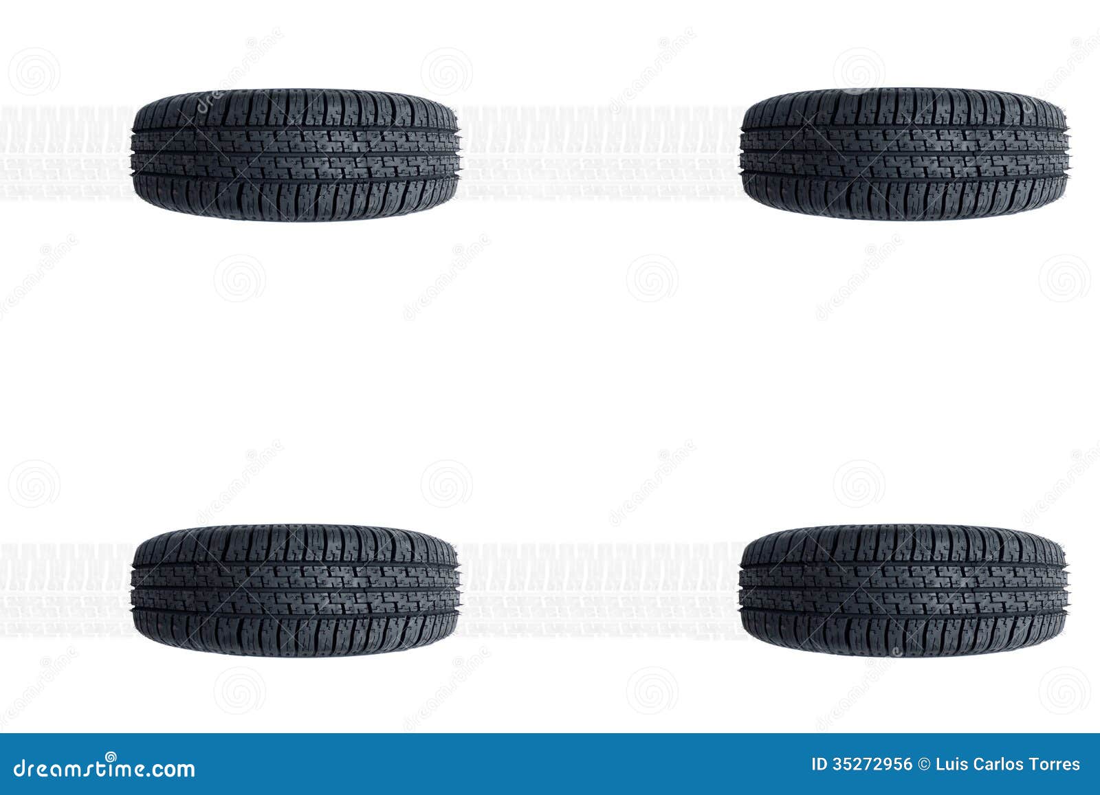 Car New Tires Alignment Isolated on White Stock Photo Image of balance, view 35272956