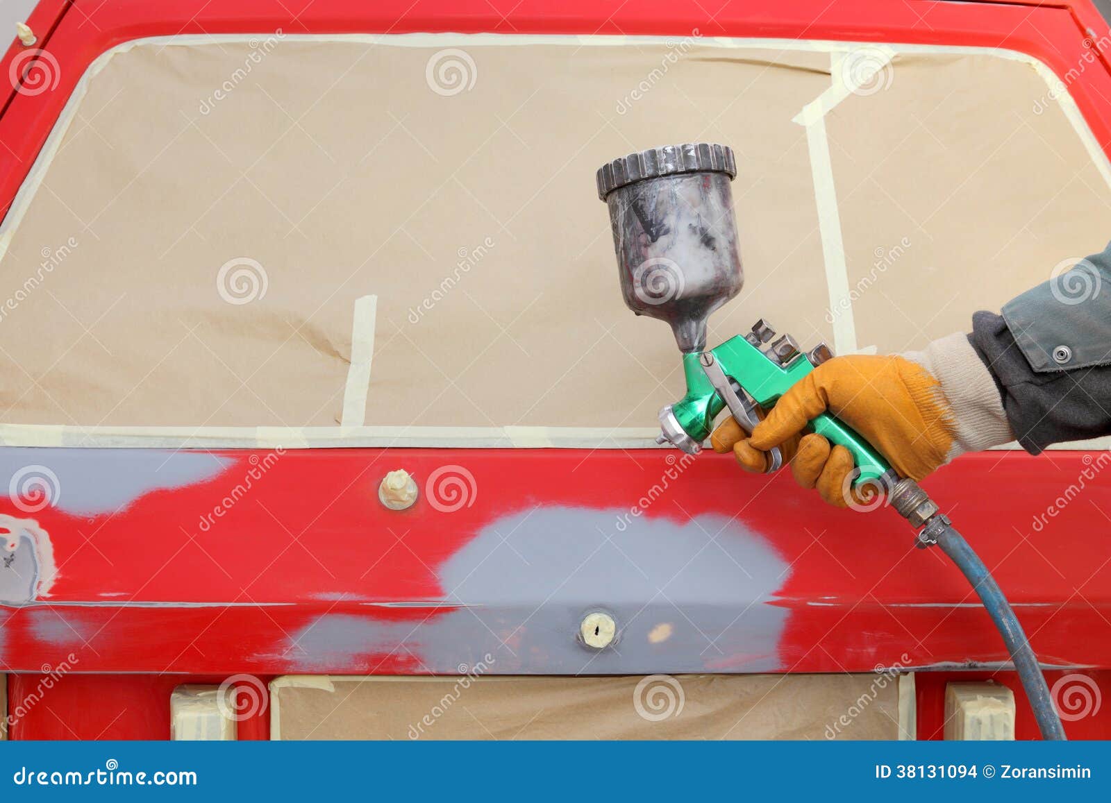 Car painting stock photo. Image of color, professional 38131094