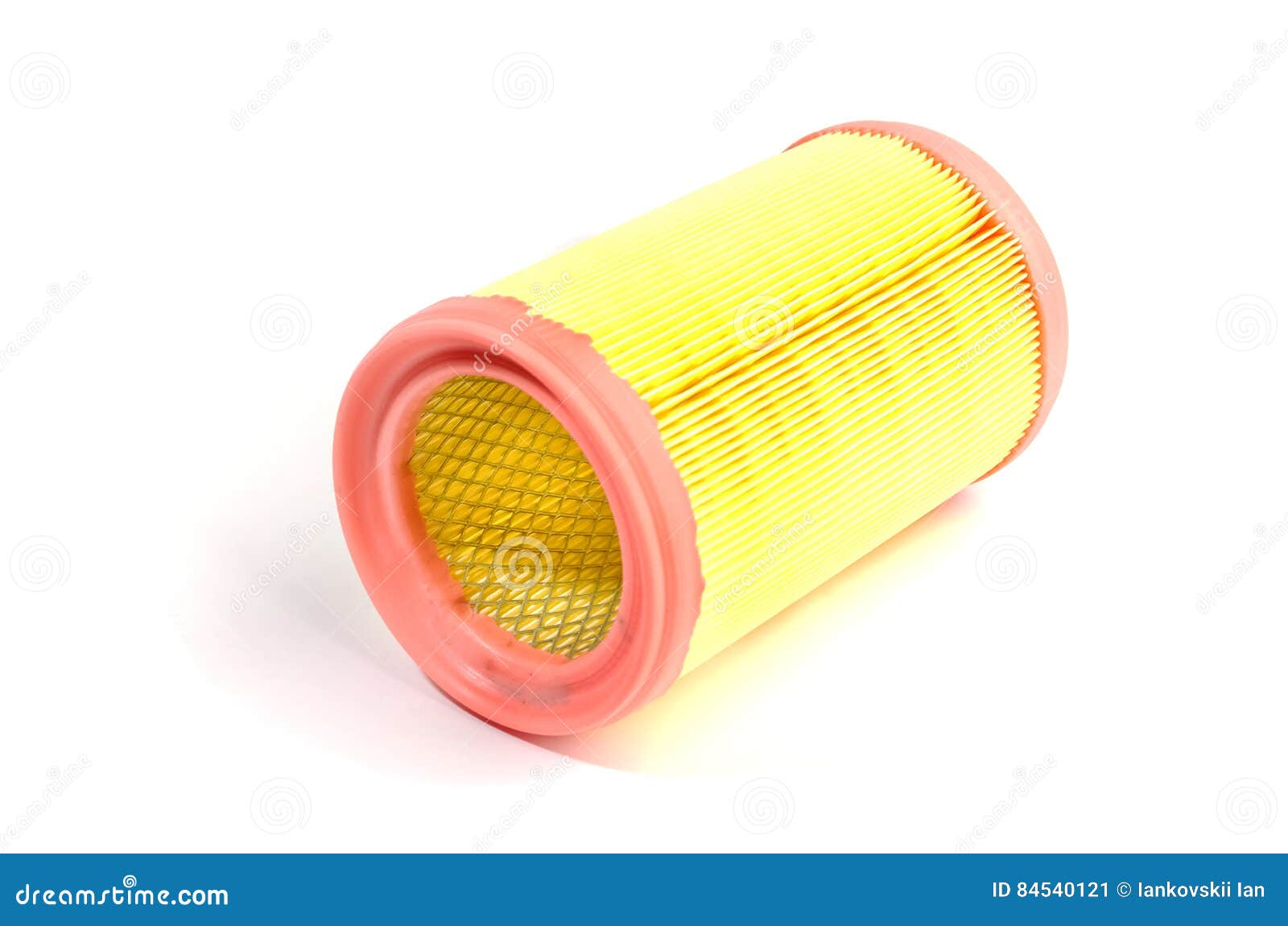 Car Paper Air Filter of the Engine or Passenger Compartment Stock Image