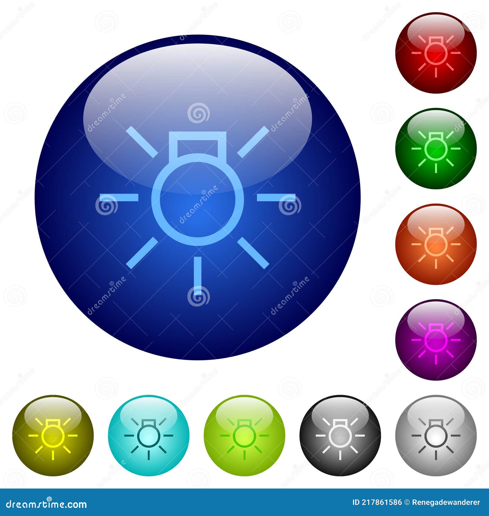 Car Parking Lights Indicator Color Glass Buttons Stock Vector Illustration of switch, glow