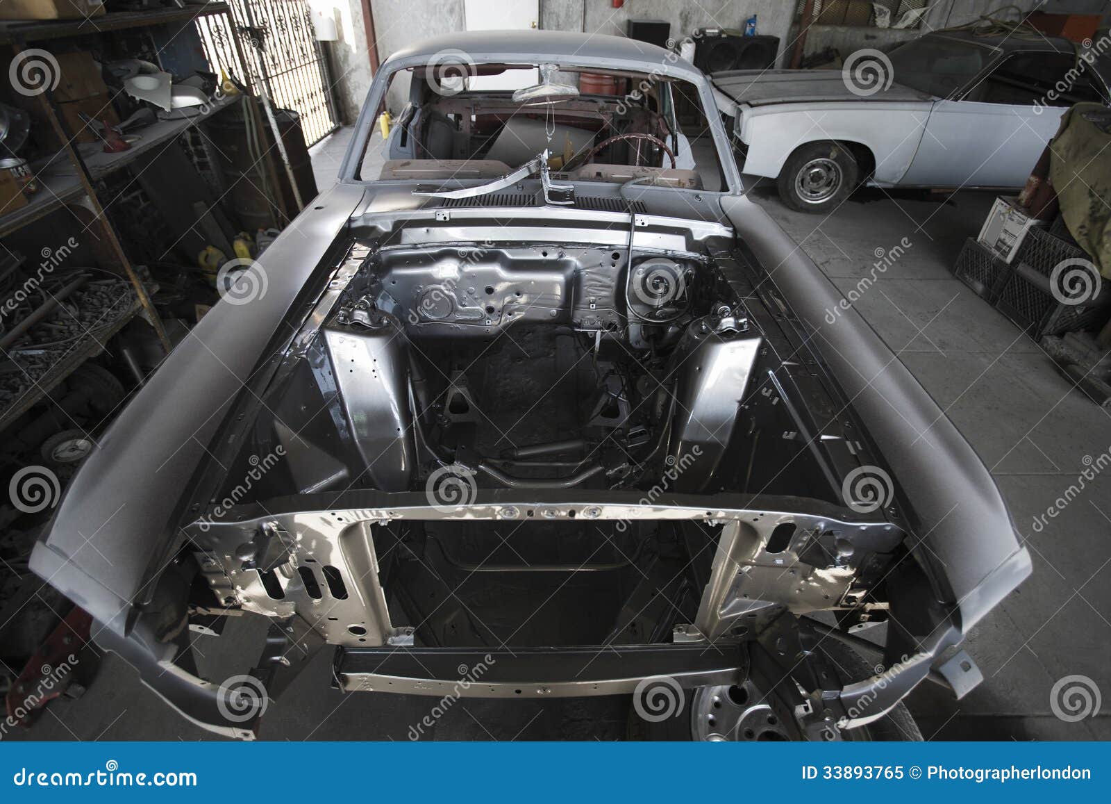 Car Parts in Garage stock image. Image of view, vehicle 33893765