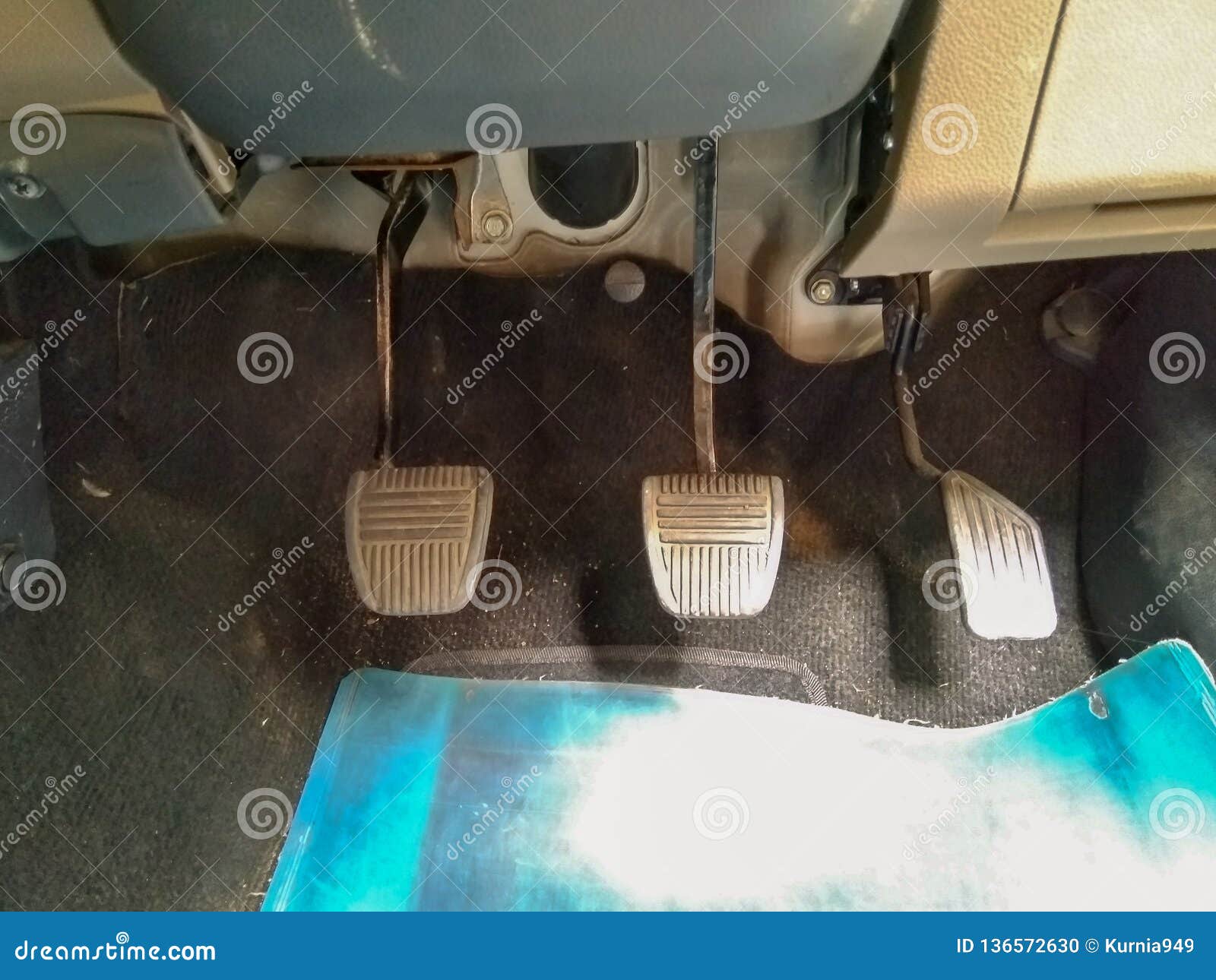 Car Pedals With Manual Transmission Stock Photo Image Of Driving