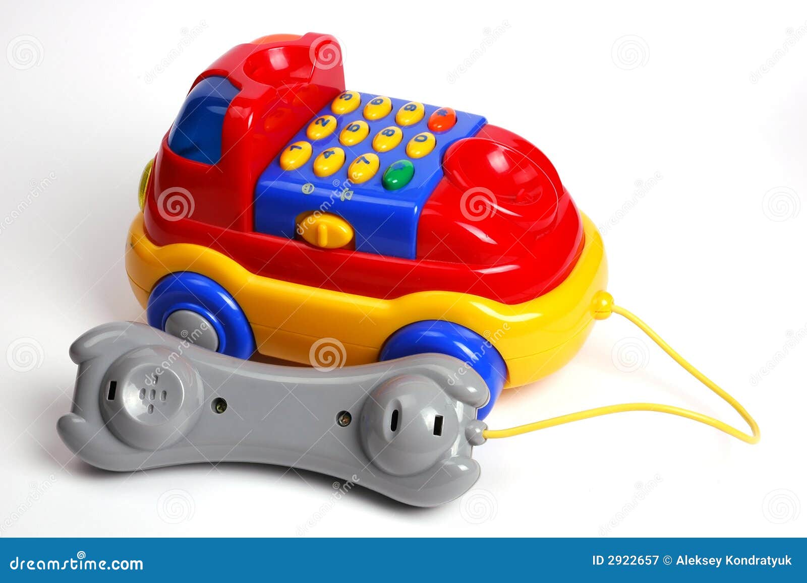 Car phone toy stock image. Image of isolated, communication 2922657