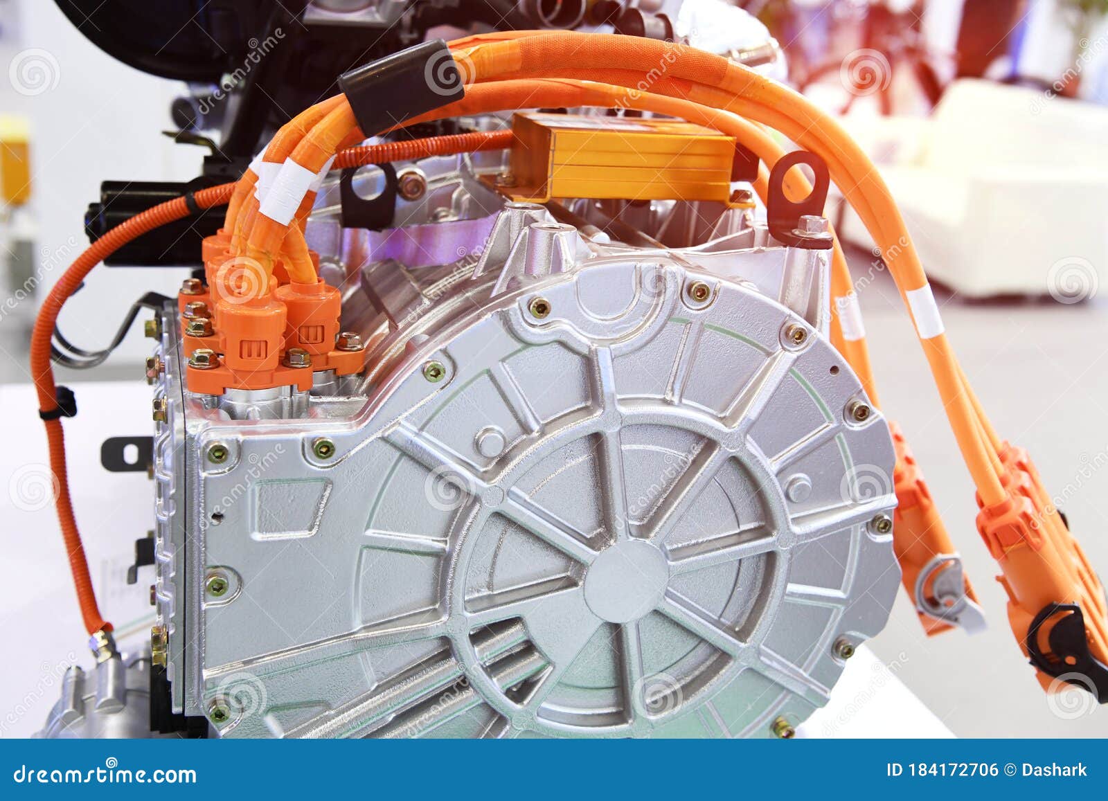 Car with Powertrain and Power Connections Stock Photo Image of