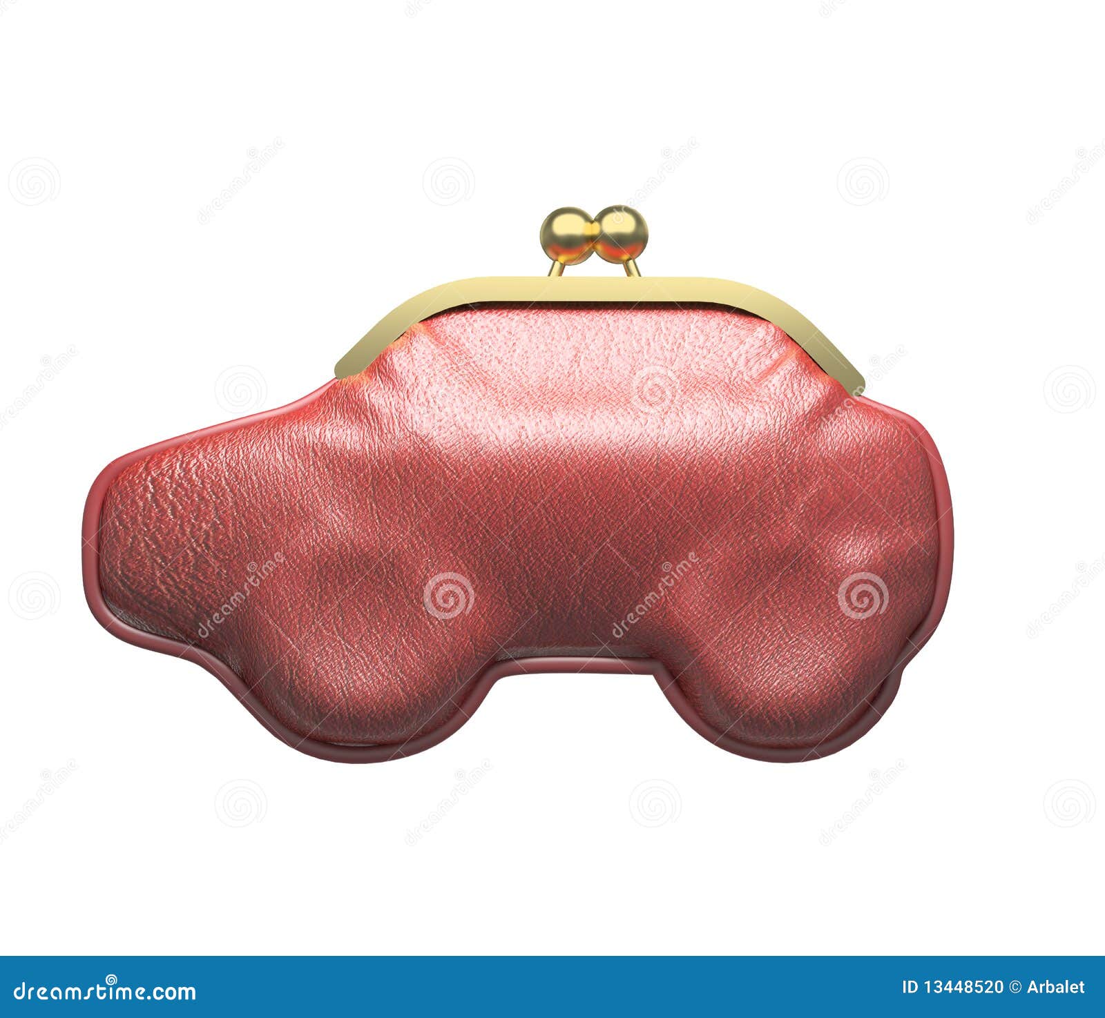 A car is in a purse stock illustration. Illustration of luxury 13448520