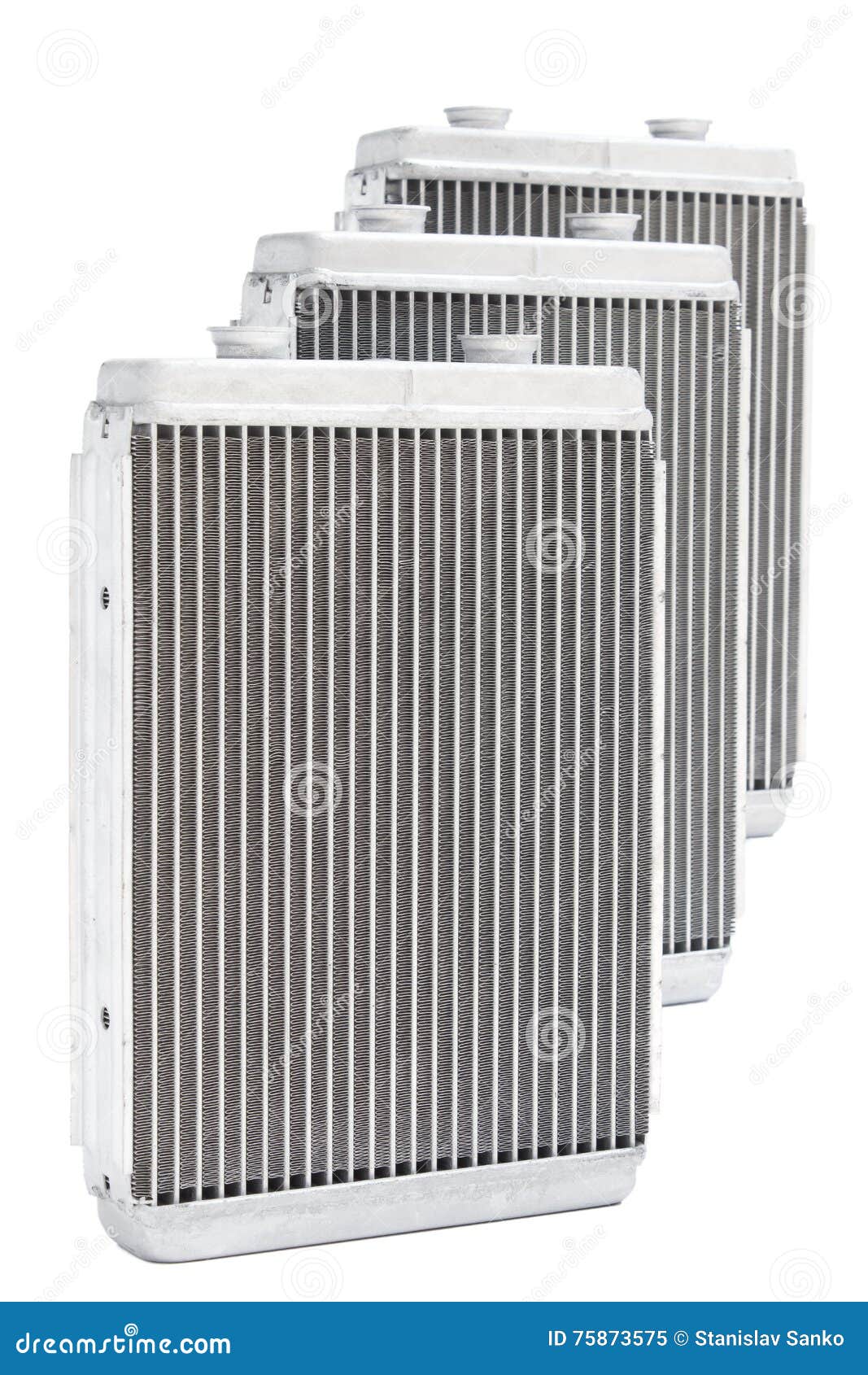 Car radiators stock image. Image of clipping, closeup 75873575