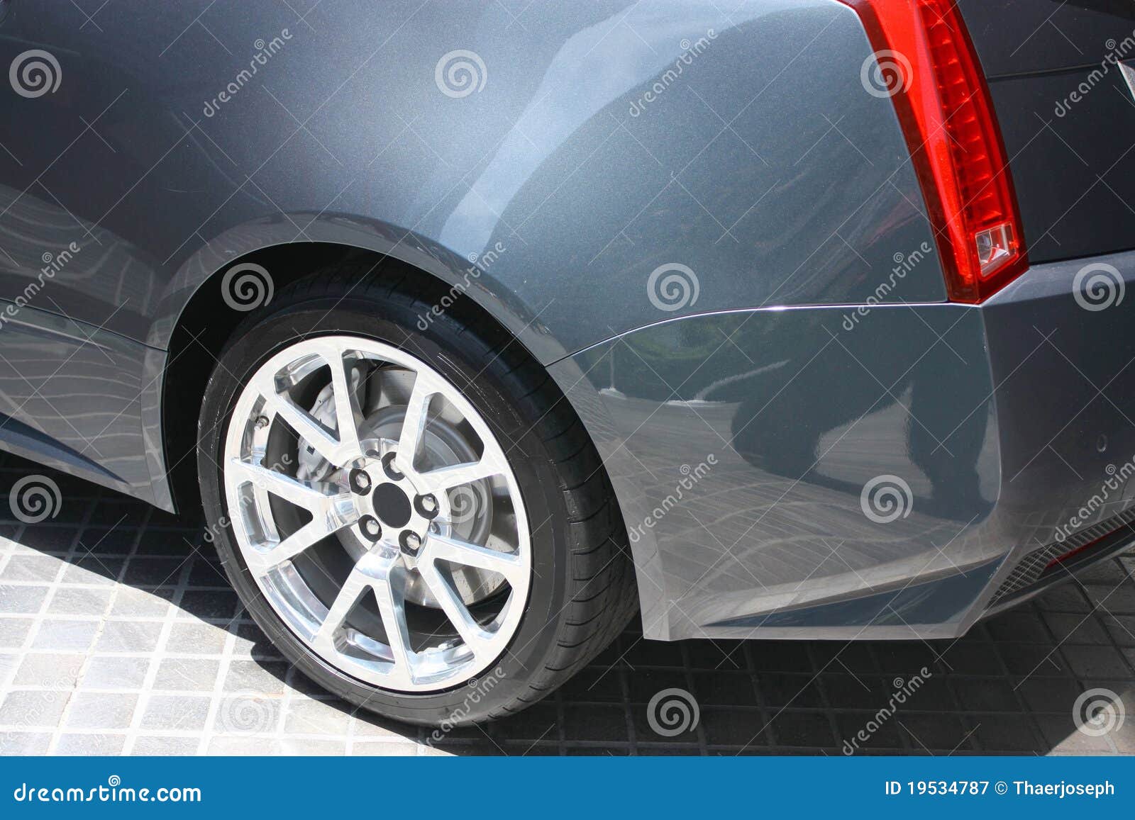 Car Rear Wheel Detail stock image. Image of motor, nostalgia 19534787