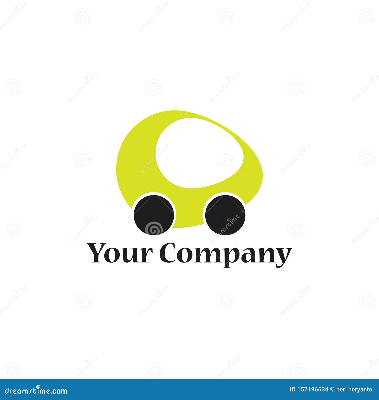 Rental Car Logo Car Vector Illustration Stock Illustration