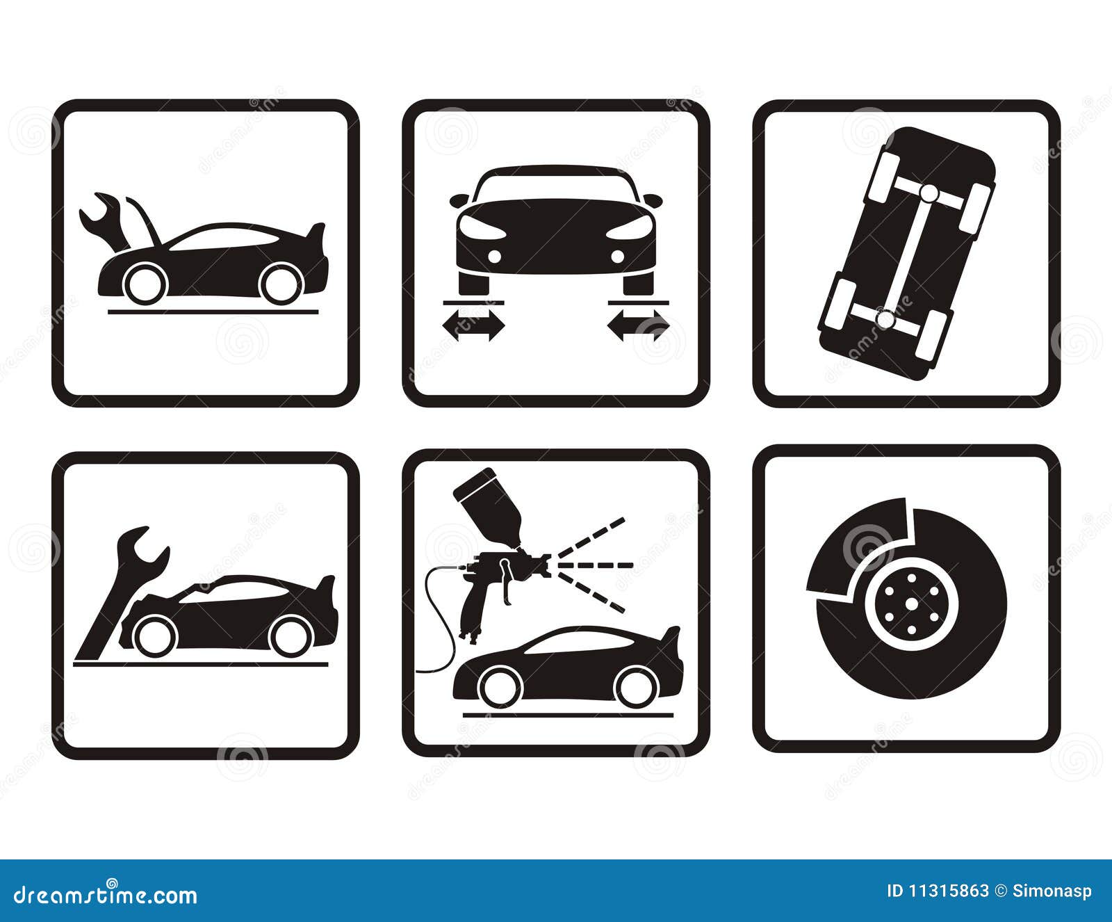 auto repair clipart black and white - photo #40