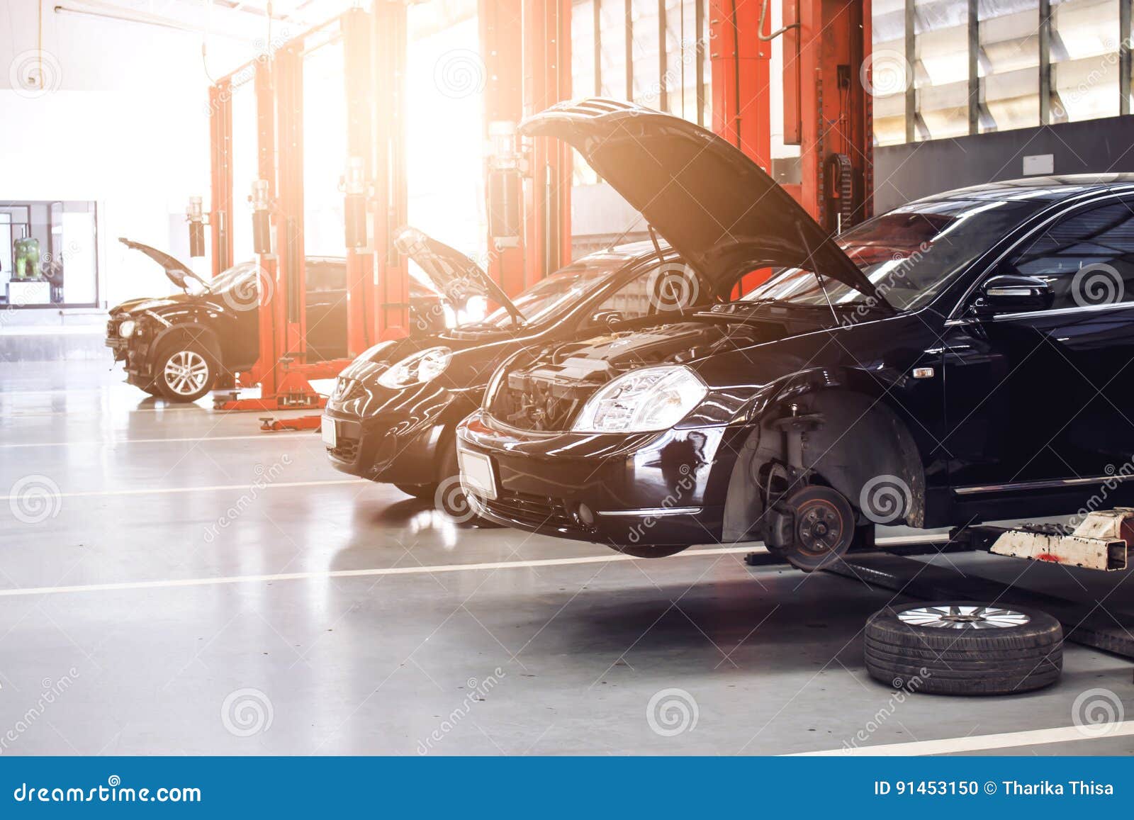 Car repair station stock photo. Image of industry, maintenance 91453150