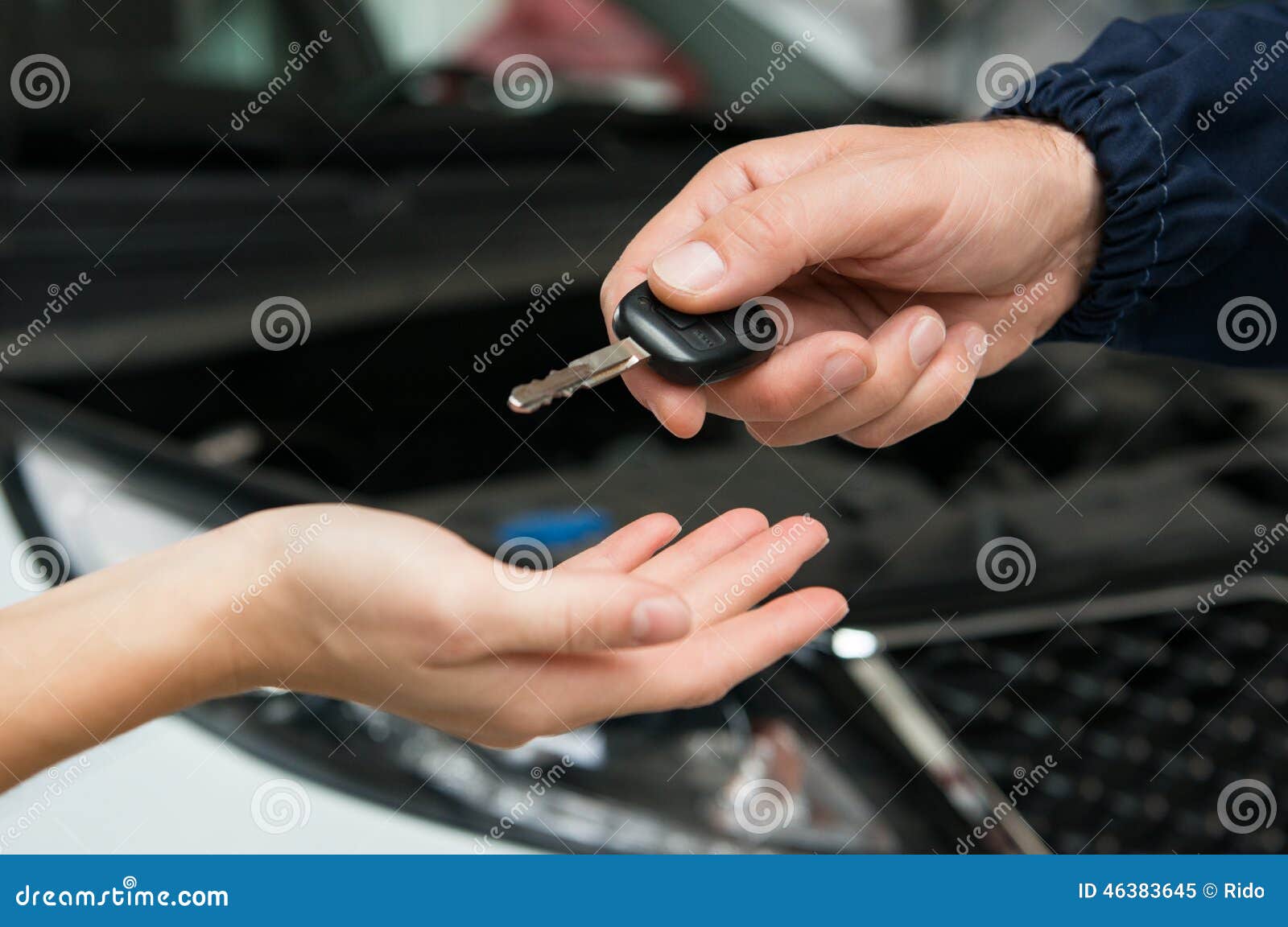 Car Repaired! stock image. Image of hand, maintenance - 46383645
