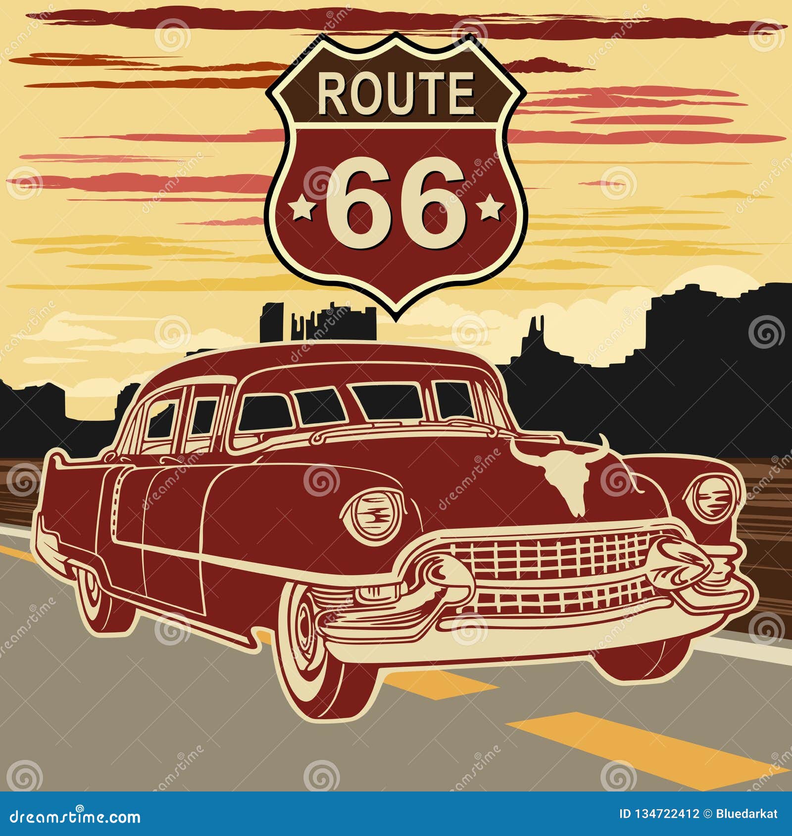 Route66 Cartoons, Illustrations & Vector Stock Images - 85 Pictures to ...