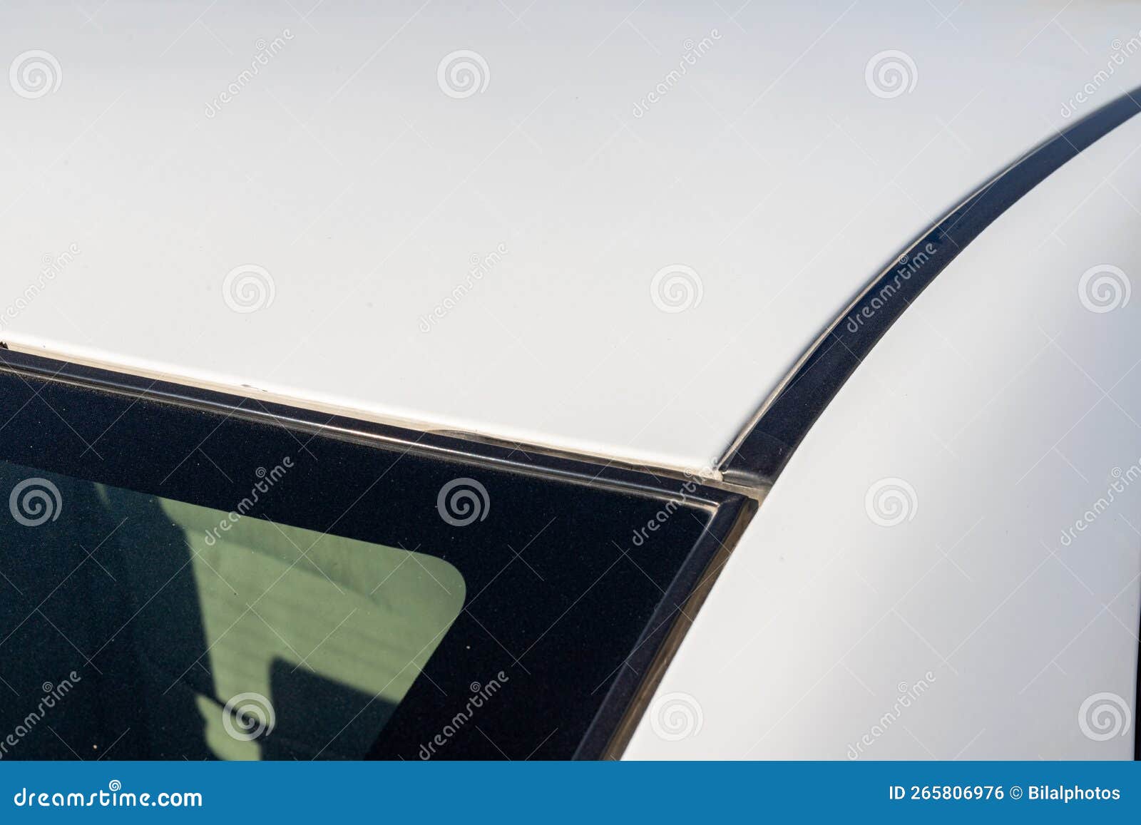 Car Roof Black Line for Water Purpose Stock Photo Image of