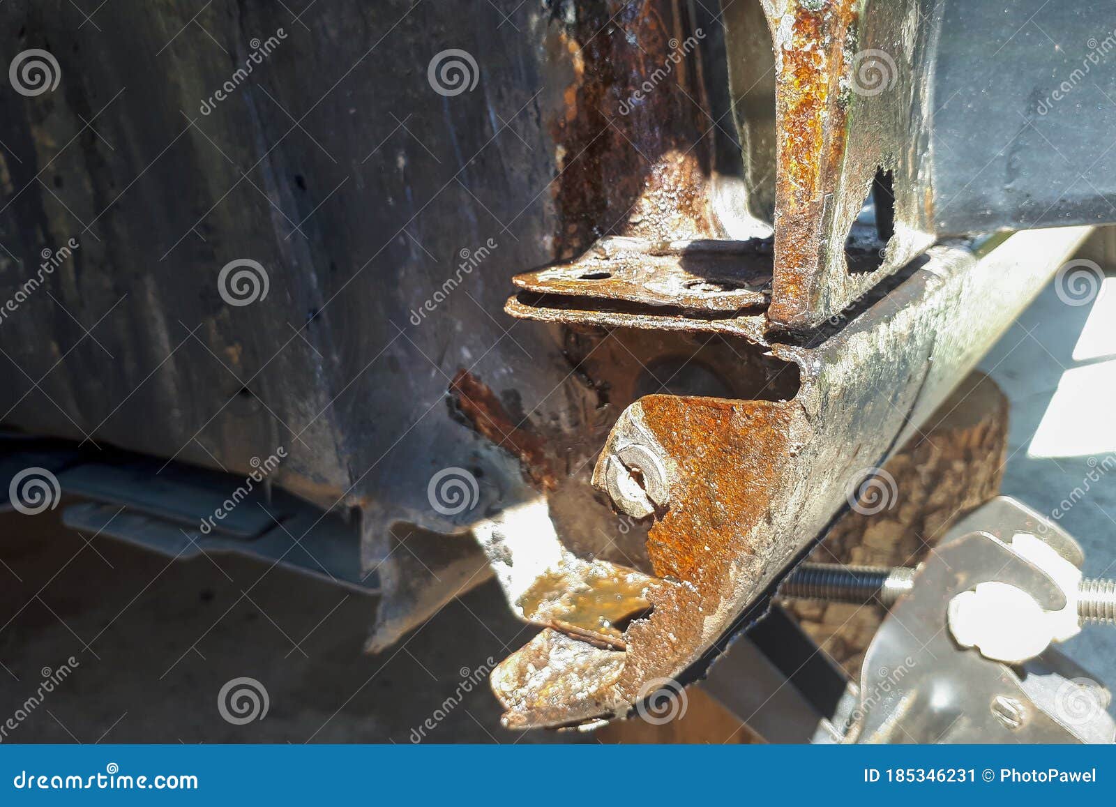 Rust on Door Sill and Fender Stock Image Image of design, door 185346231