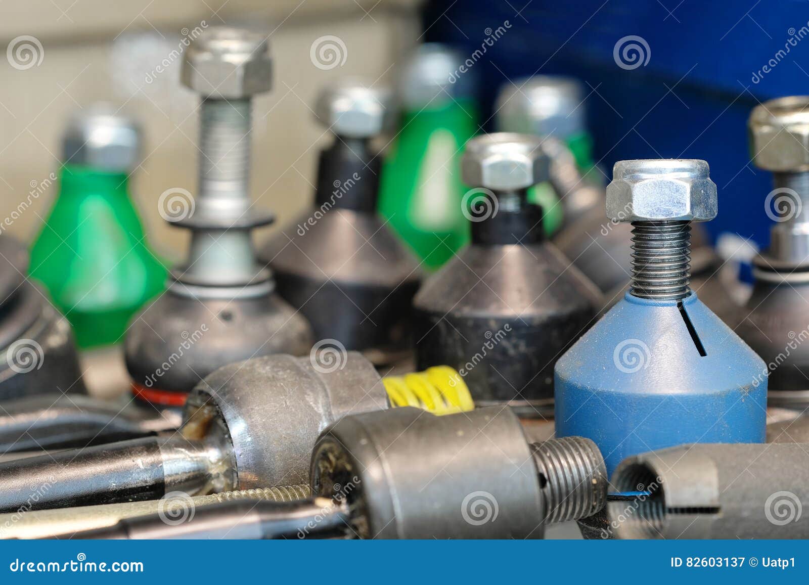 Car`s ball sockets stock image. Image of closeup, equipment 82603137