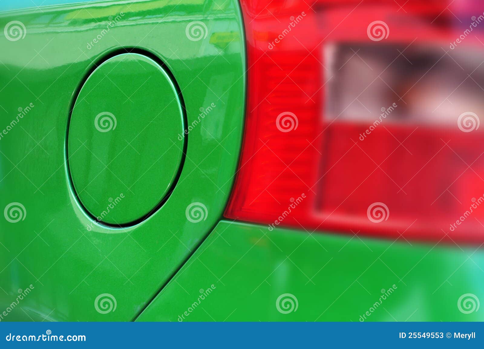 Car s green fuel tank stock image. Image of mobility 25549553