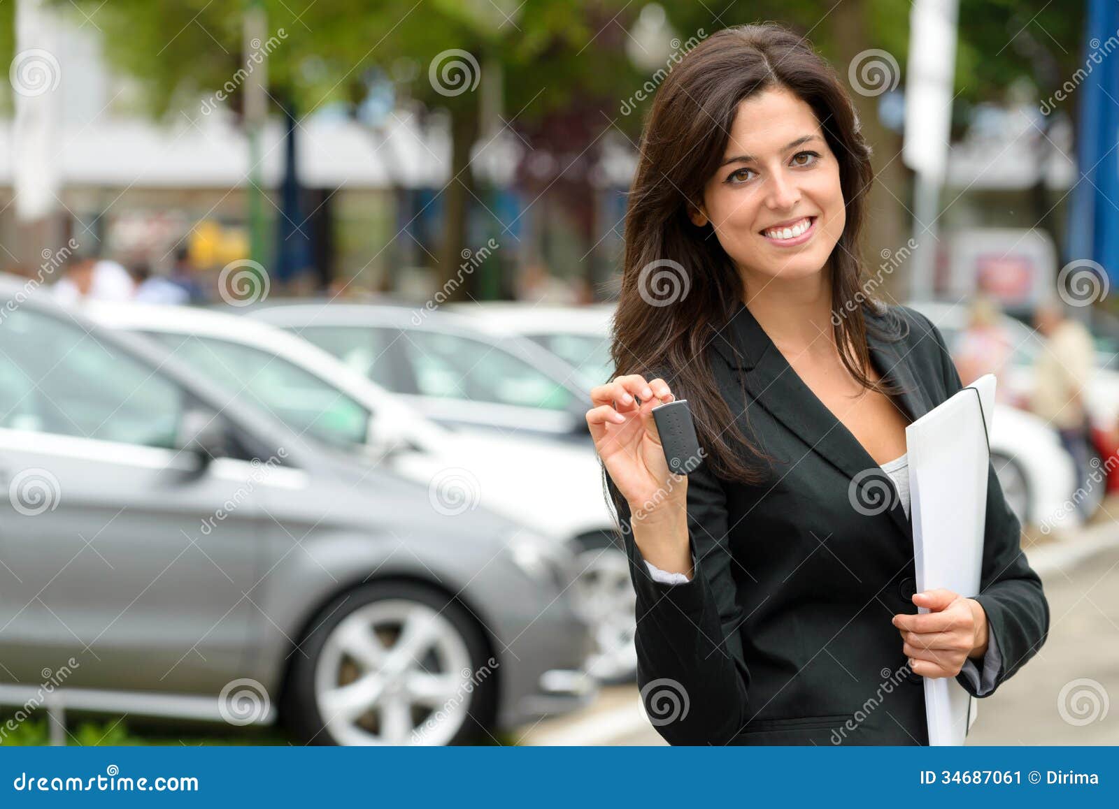 car saleswoman