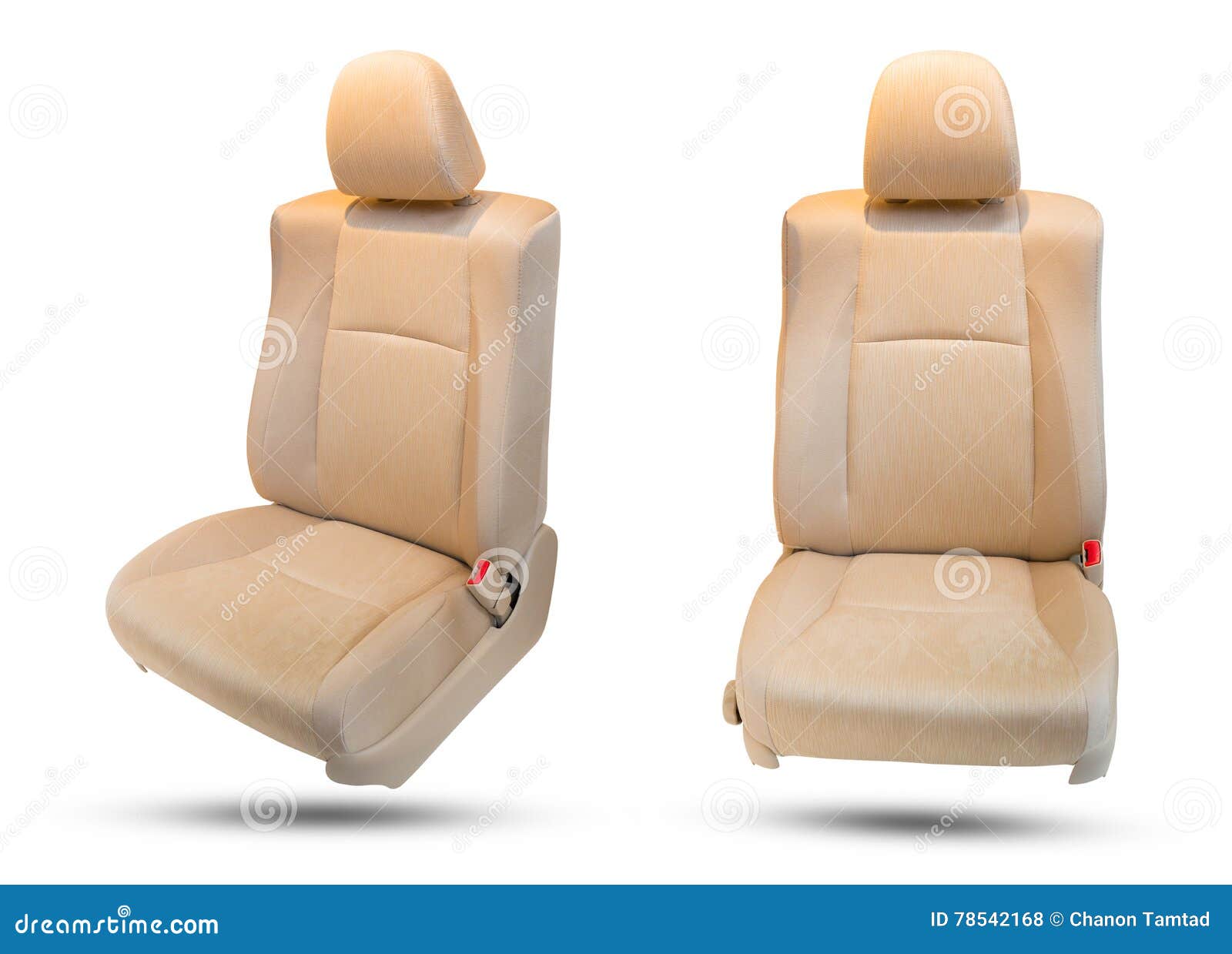 Car Seat Isolated on White Background. Stock Photo Image of passenger, modern 78542168