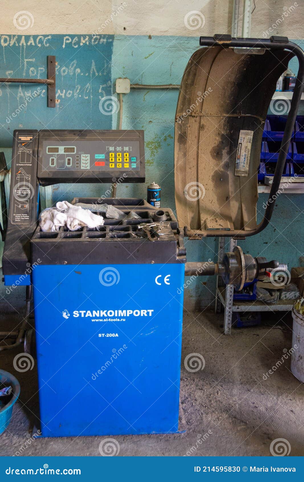 Car Service. Interior of the Car Repair Shop. Editorial Image Image
