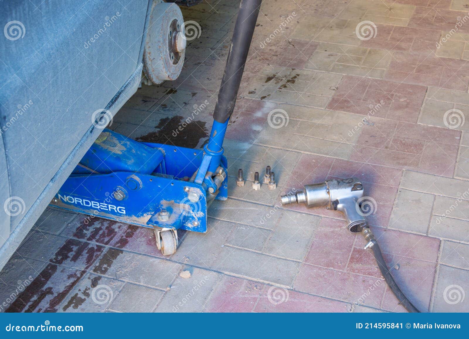 Car Service. Interior of the Car Repair Shop. Editorial Photo Image