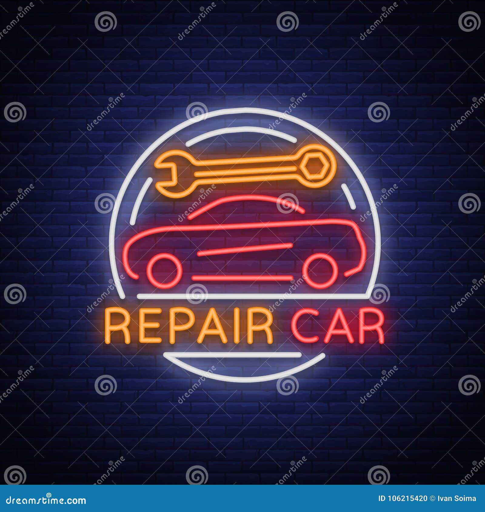 Glasurit Auto Body Garage Service Hub Bar Shop Advertising Neon Sign