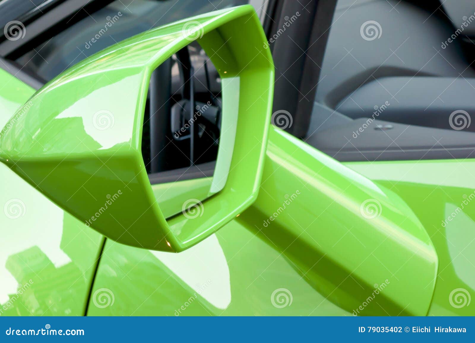 Car side mirror stock photo. Image of