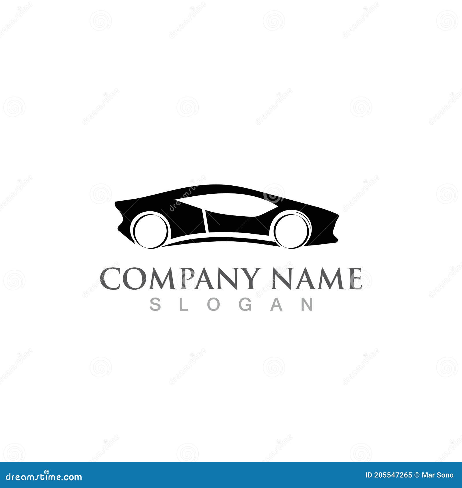 Car Silhouette Logo Vector Template Stock Illustration Illustration