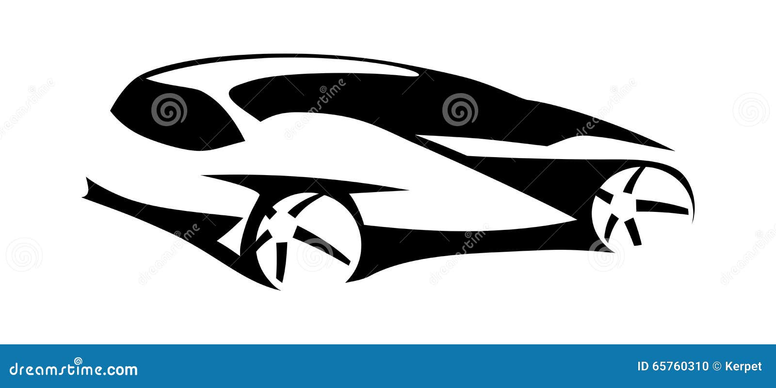 Car silhouette modern stock vector. Illustration of sports 65760310