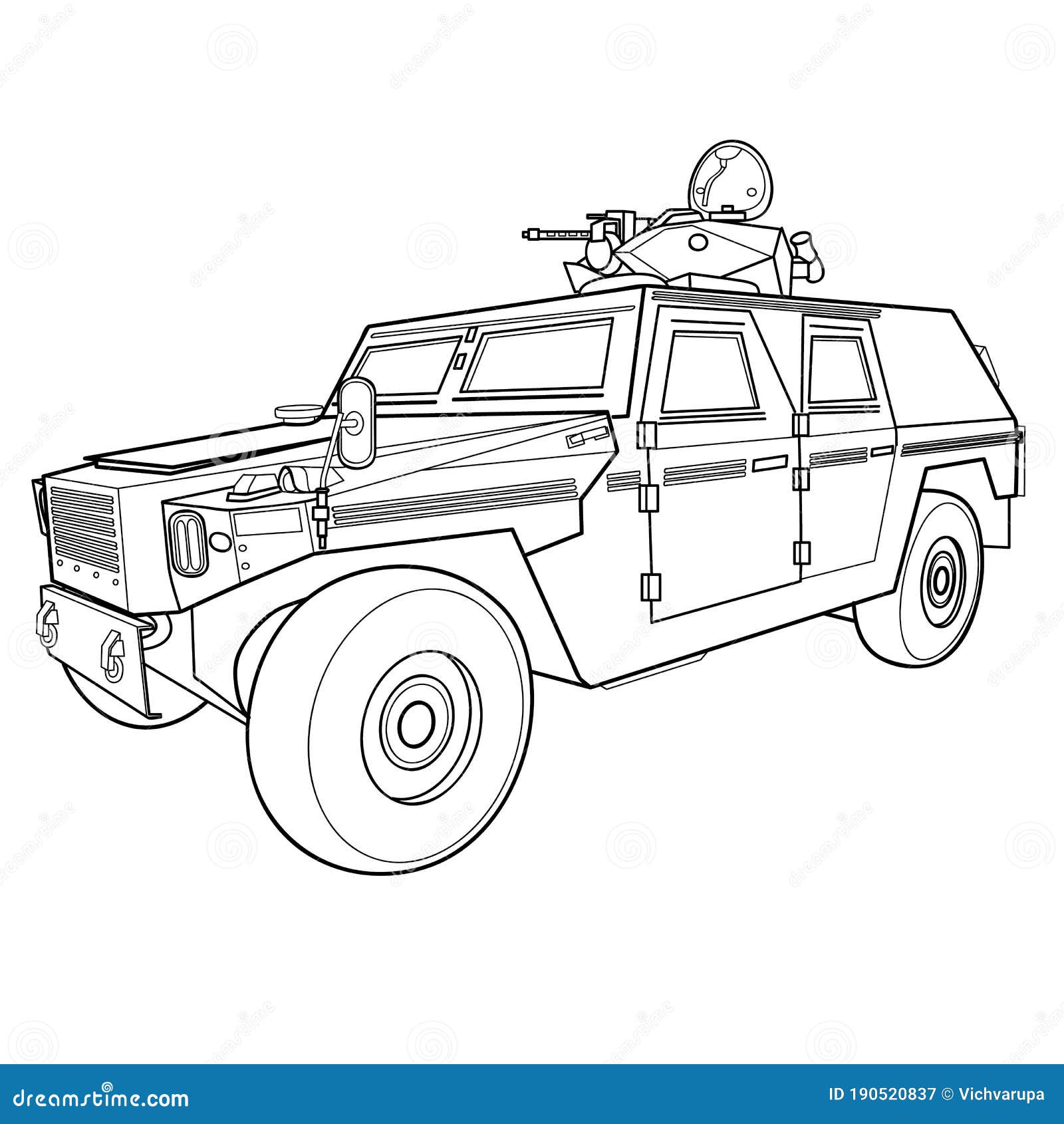 Car Sketch, Coloring, Isolated Object on a White Background, Vector ...