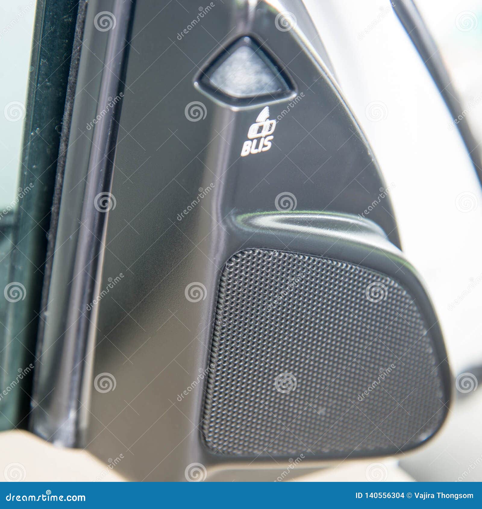 Car Small Speaker, Tweeter on the Doors Stock Photo Image of door