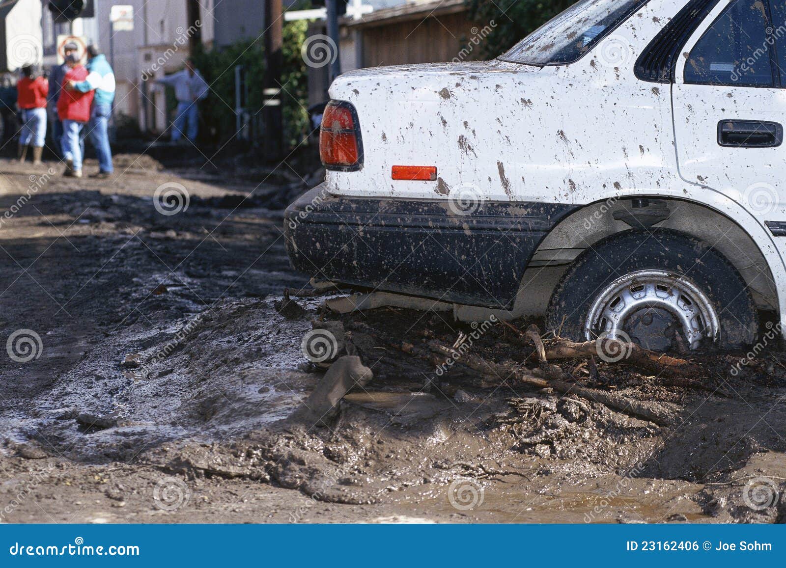 Car Stuck In Mud Royalty Free Stock Image Image 23162406