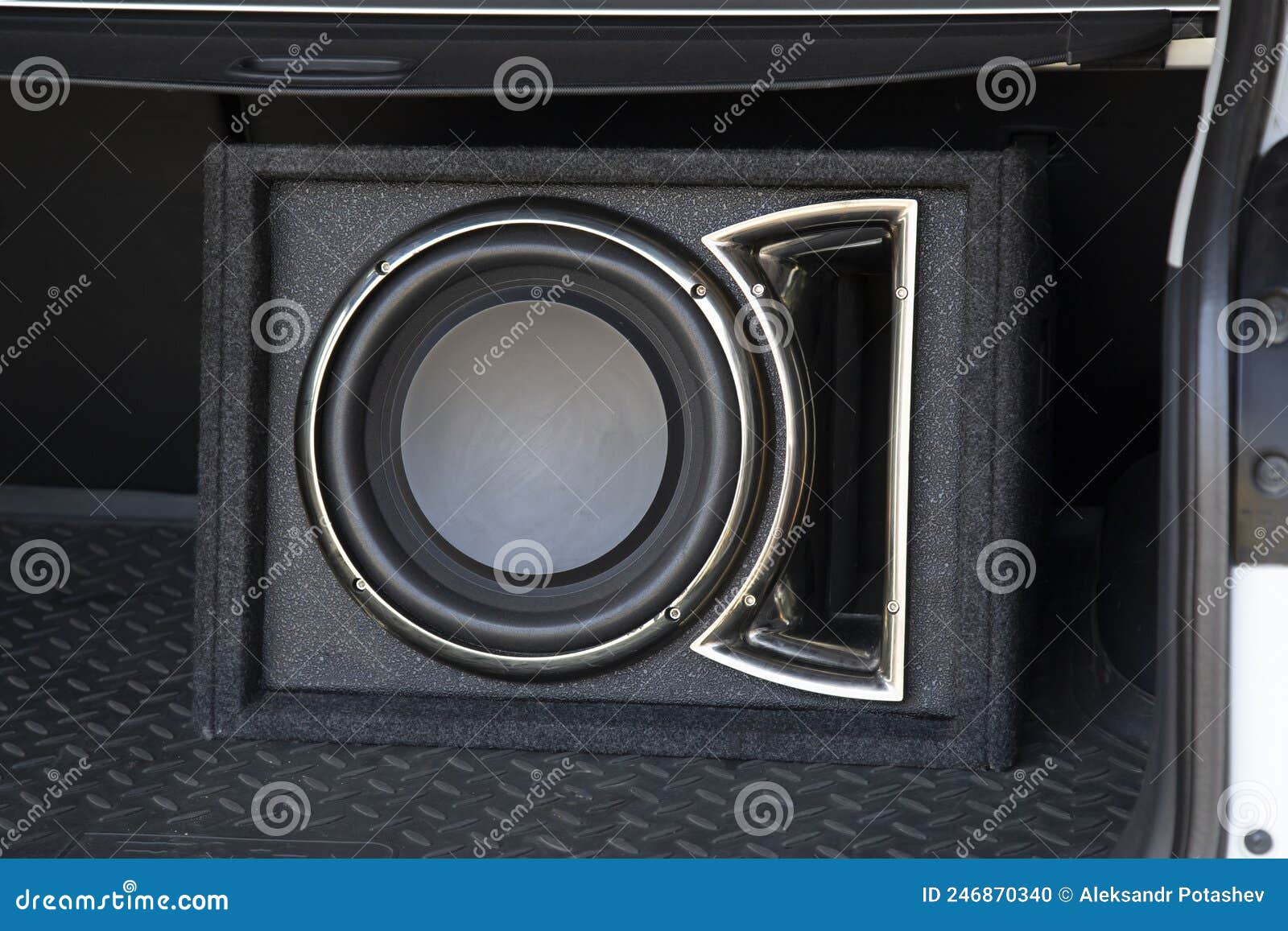 Car Subwoofer in the Car. Installing an Active Subwoofer in the Car
