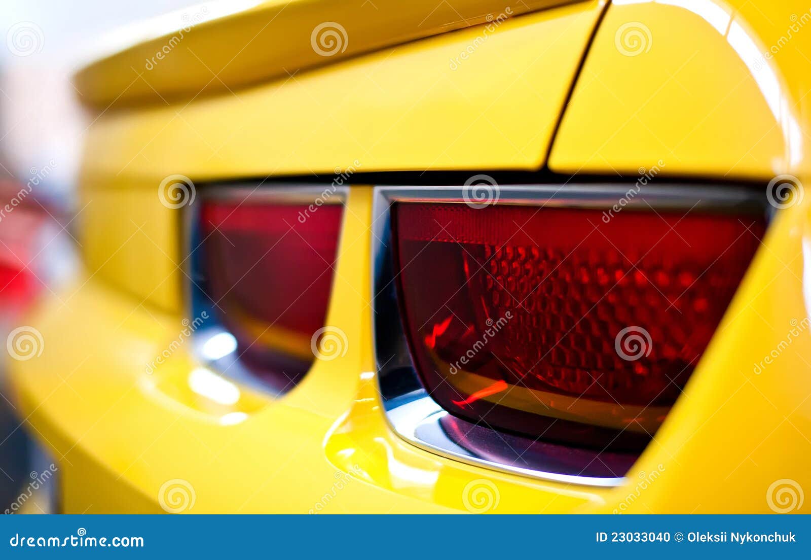 Car Tail Light stock photo. Image of reflection, chrome 23033040