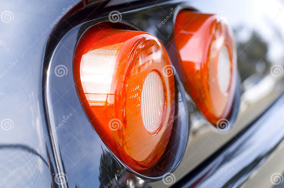 Car Tail Lights stock image. Image of stop, tail, sports 14666091