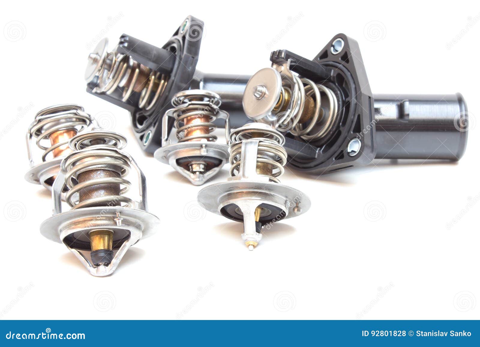 Car thermostat stock photo. Image of auto, flap, cooling 92801828