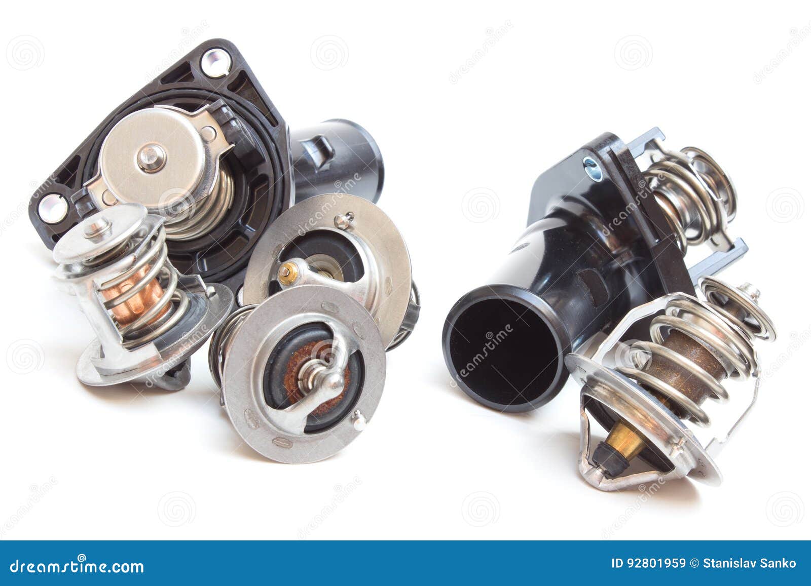 Car thermostat stock image. Image of mechanical, mechanic 92801959