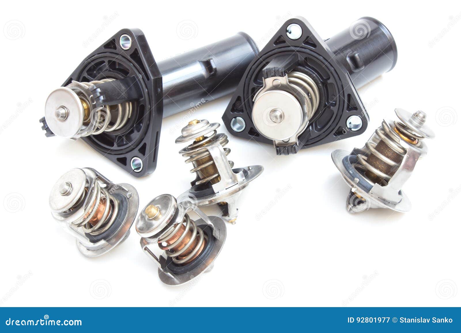 Car thermostat stock image. Image of machine, cold, coolant 92801977