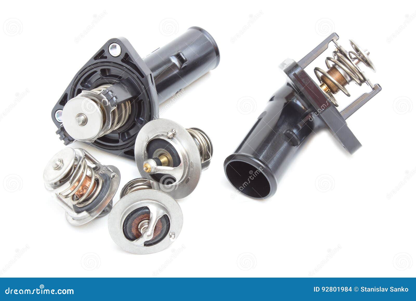 Car thermostat stock photo. Image of cold, clean, flap 92801984