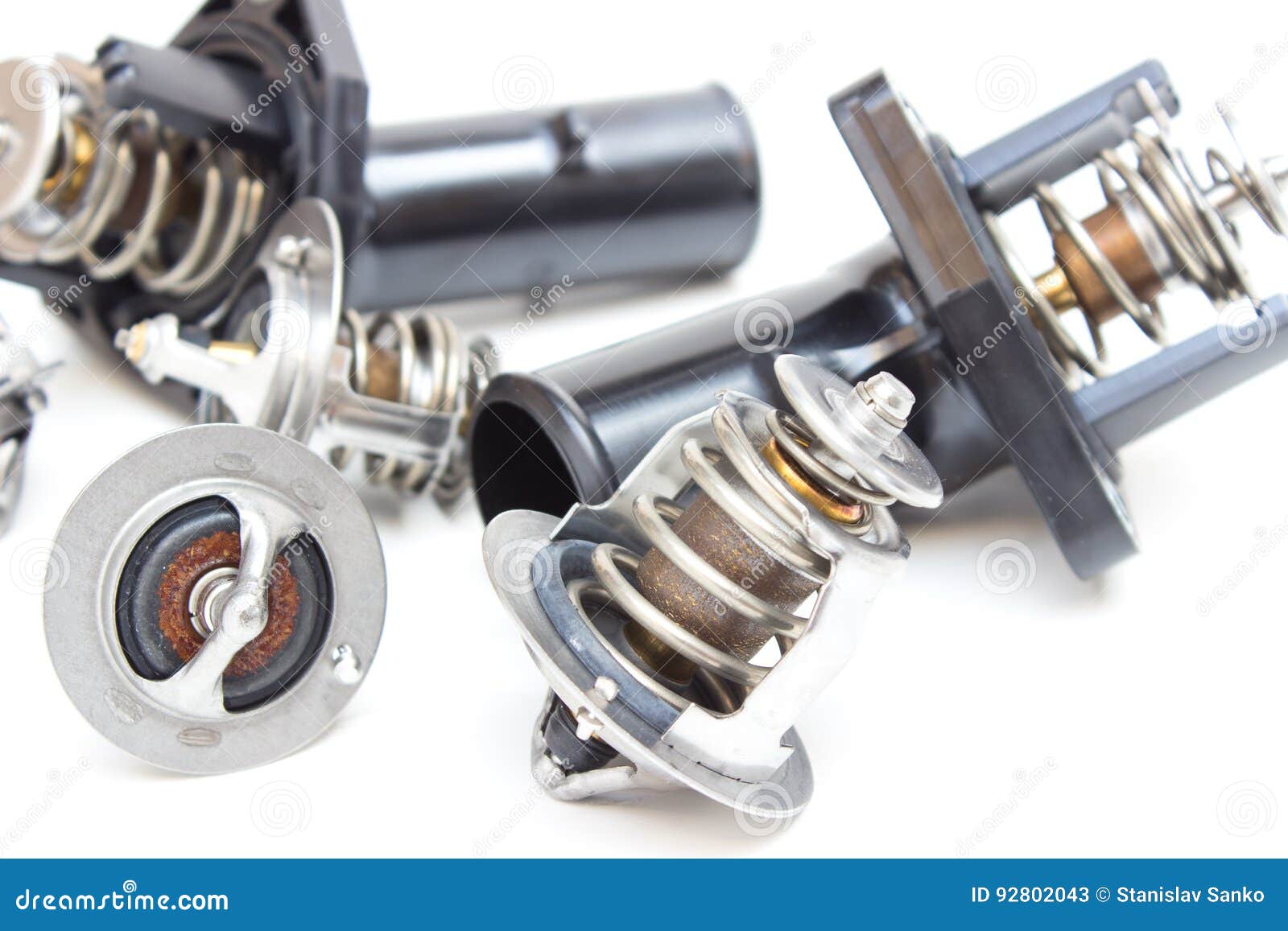 Car thermostat stock image. Image of engine, control 92802043