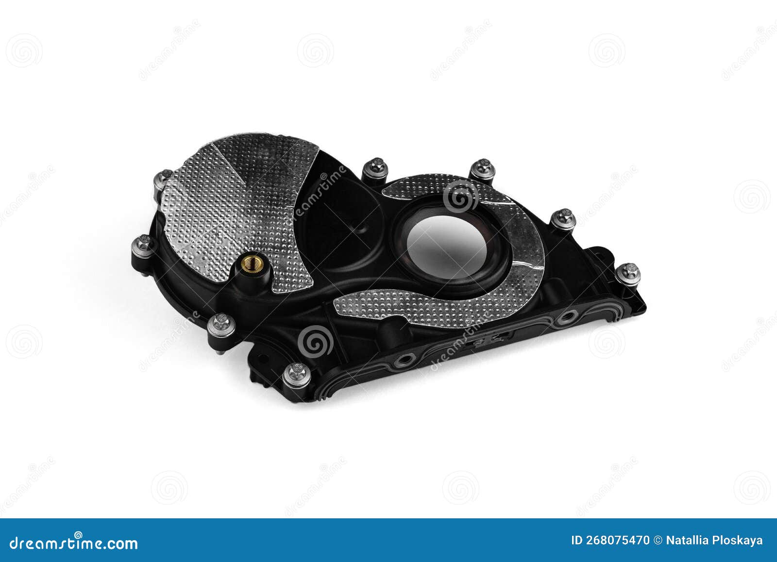 Car Timing Cover Isolated on White Background. Stock Photo Image of