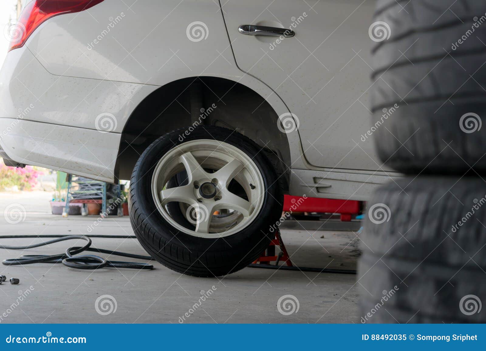 Car tire change Tires stock image. Image of rubber, safety 88492035