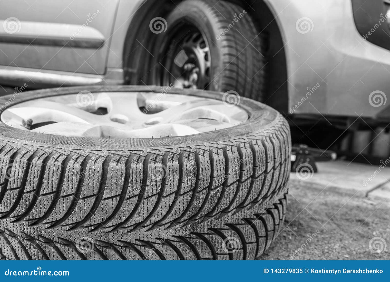Car Tires and Wheels for Auto Background Stock Image Image of summer