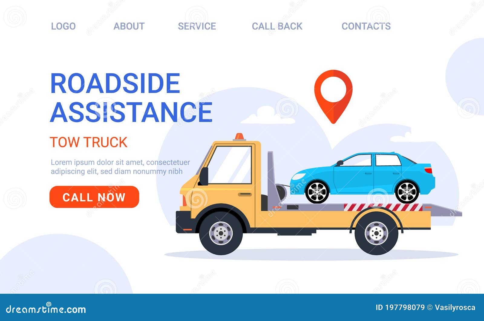 Car Tow Truck Accident Roadside Assistance Crash Breakdown Flatbed