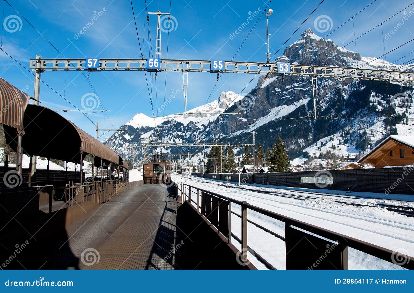 The Car Transport Train between Kandersteg and Goppenstein Editorial