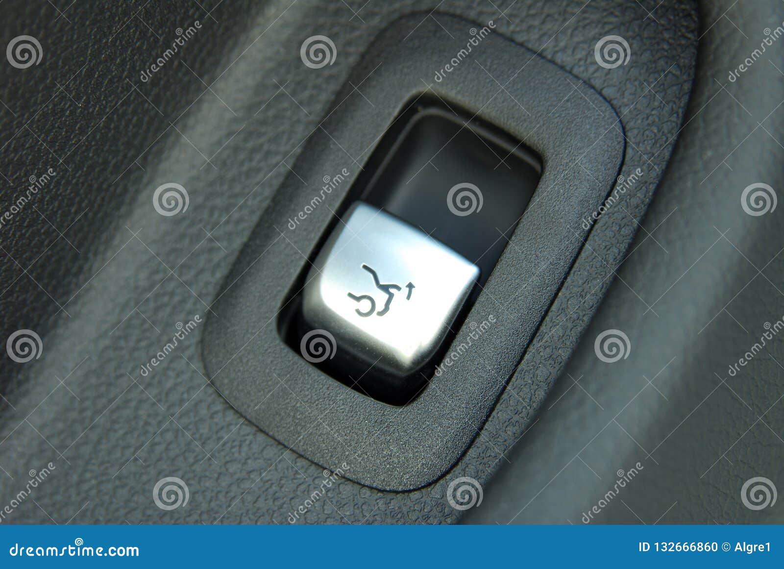 Car Trunk Button stock photo. Image of equipment, closeup 132666860