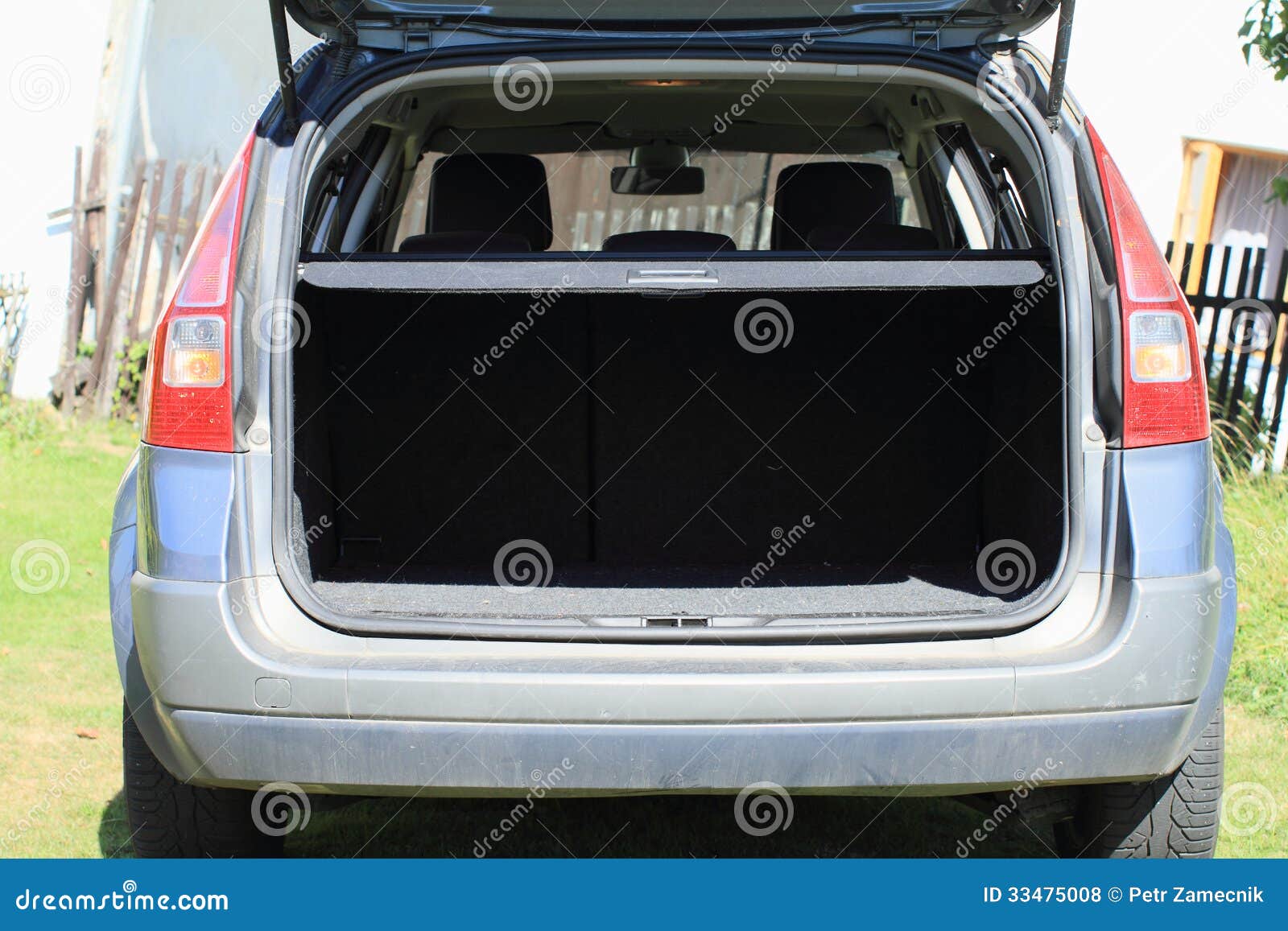 Car trunk stock photo. Image of standing, grass, empty 33475008
