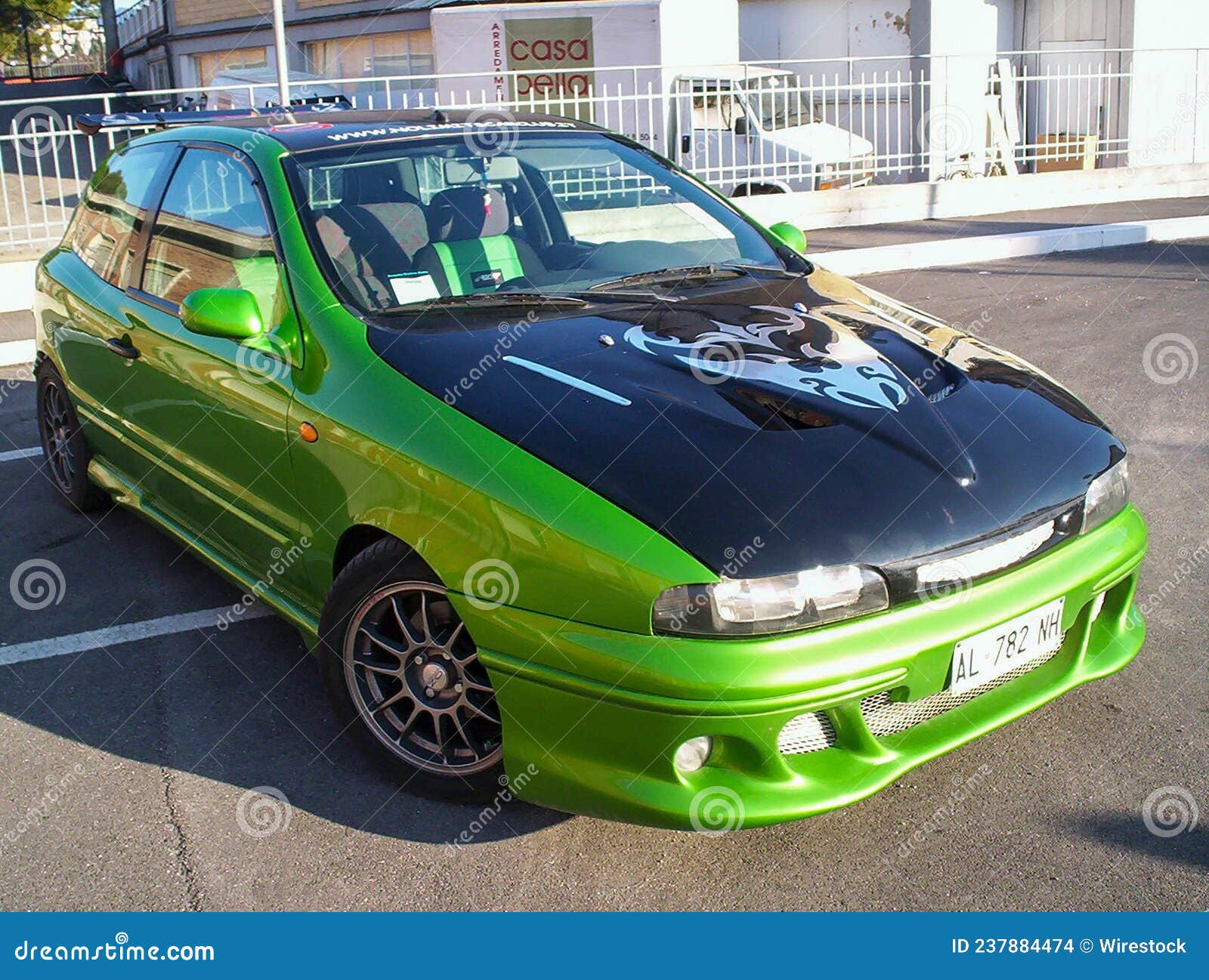 Auto-tuning Fiat Bravo 1600 Petrol Prepared for Aesthetic Rallies Editorial  Stock Image - Image of panel, wheel: 237884474