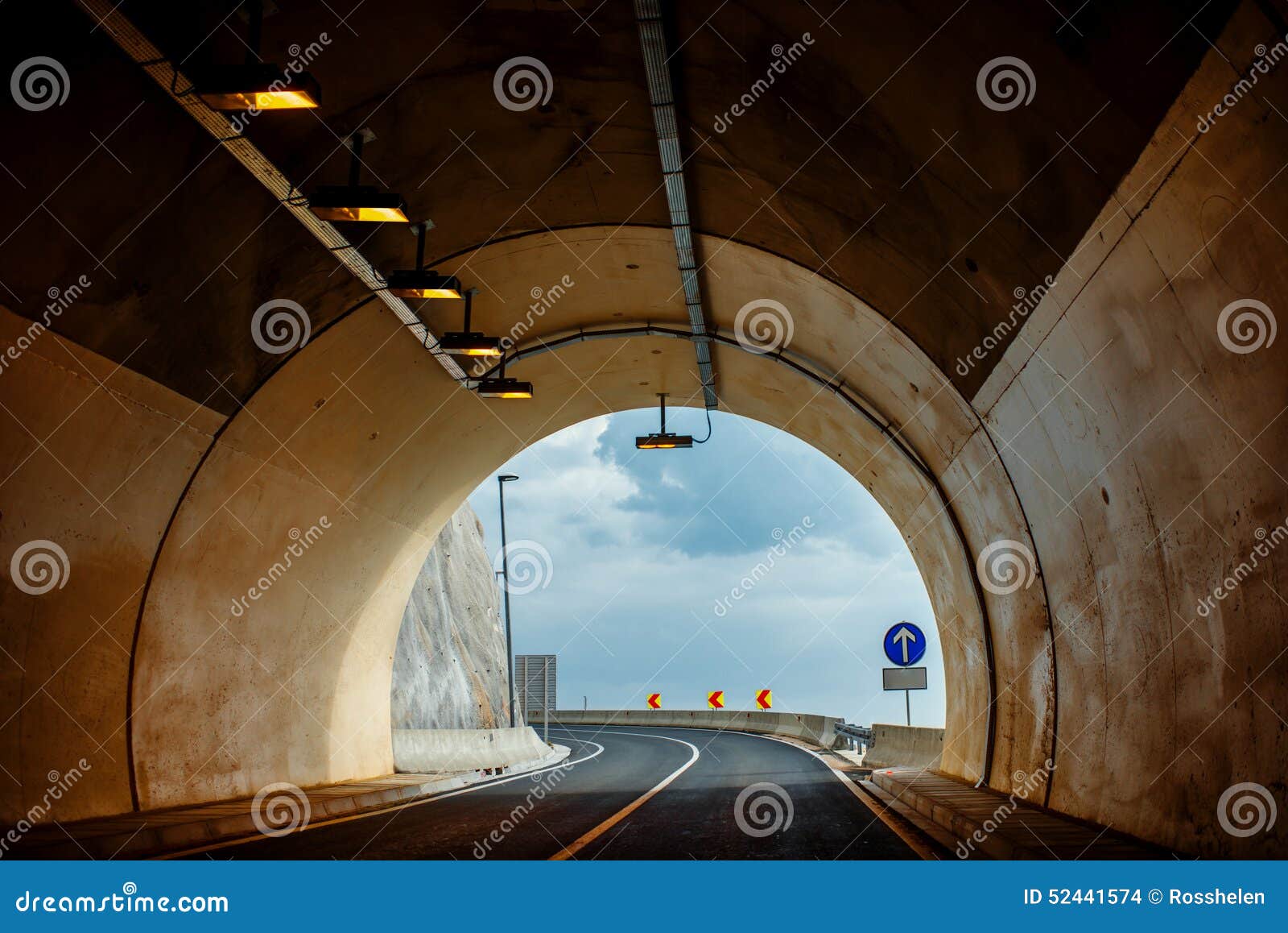 Car tunnel stock photo. Image of path, tunnels, highway 52441574