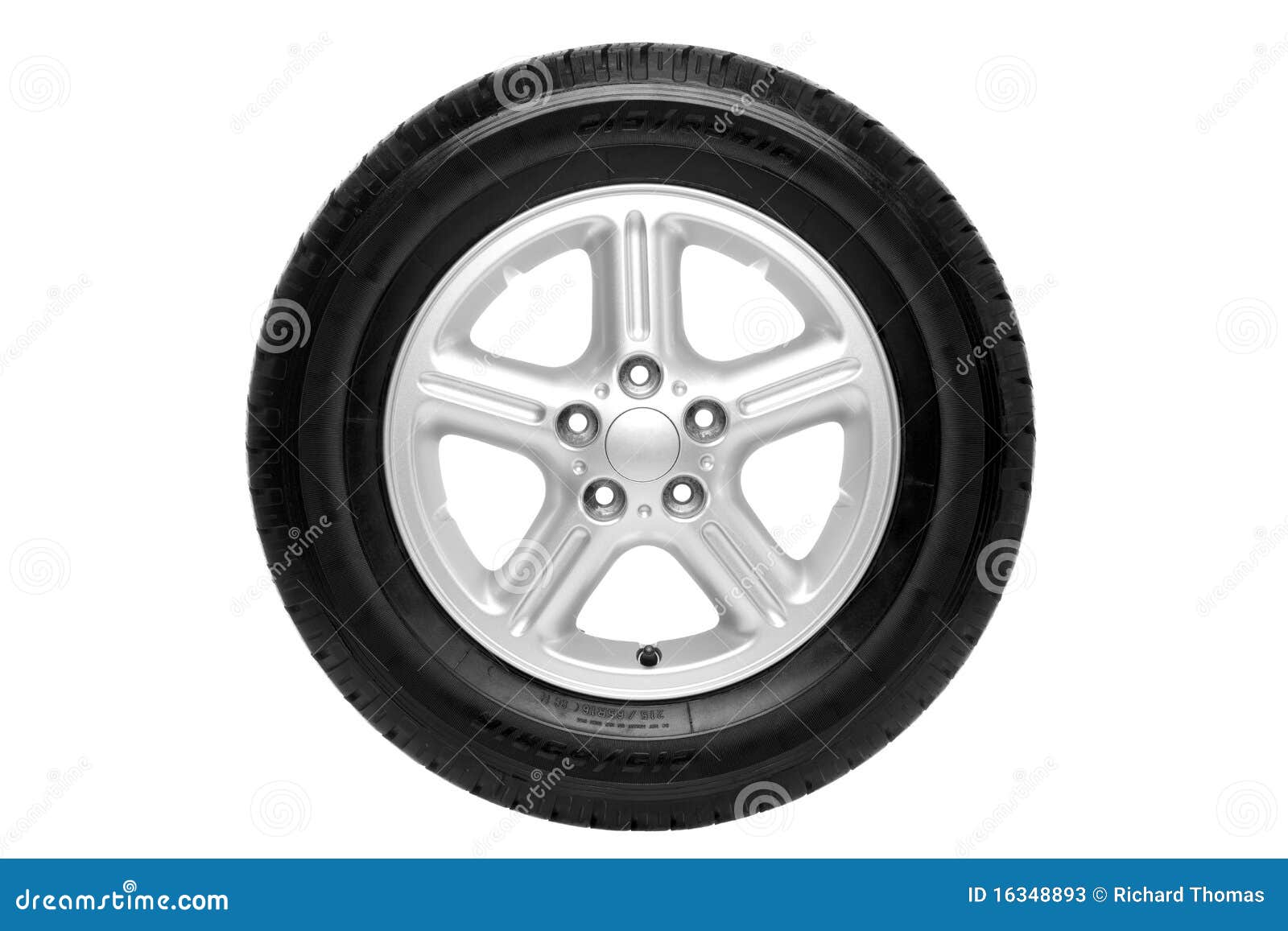 car tyre  with clipping path