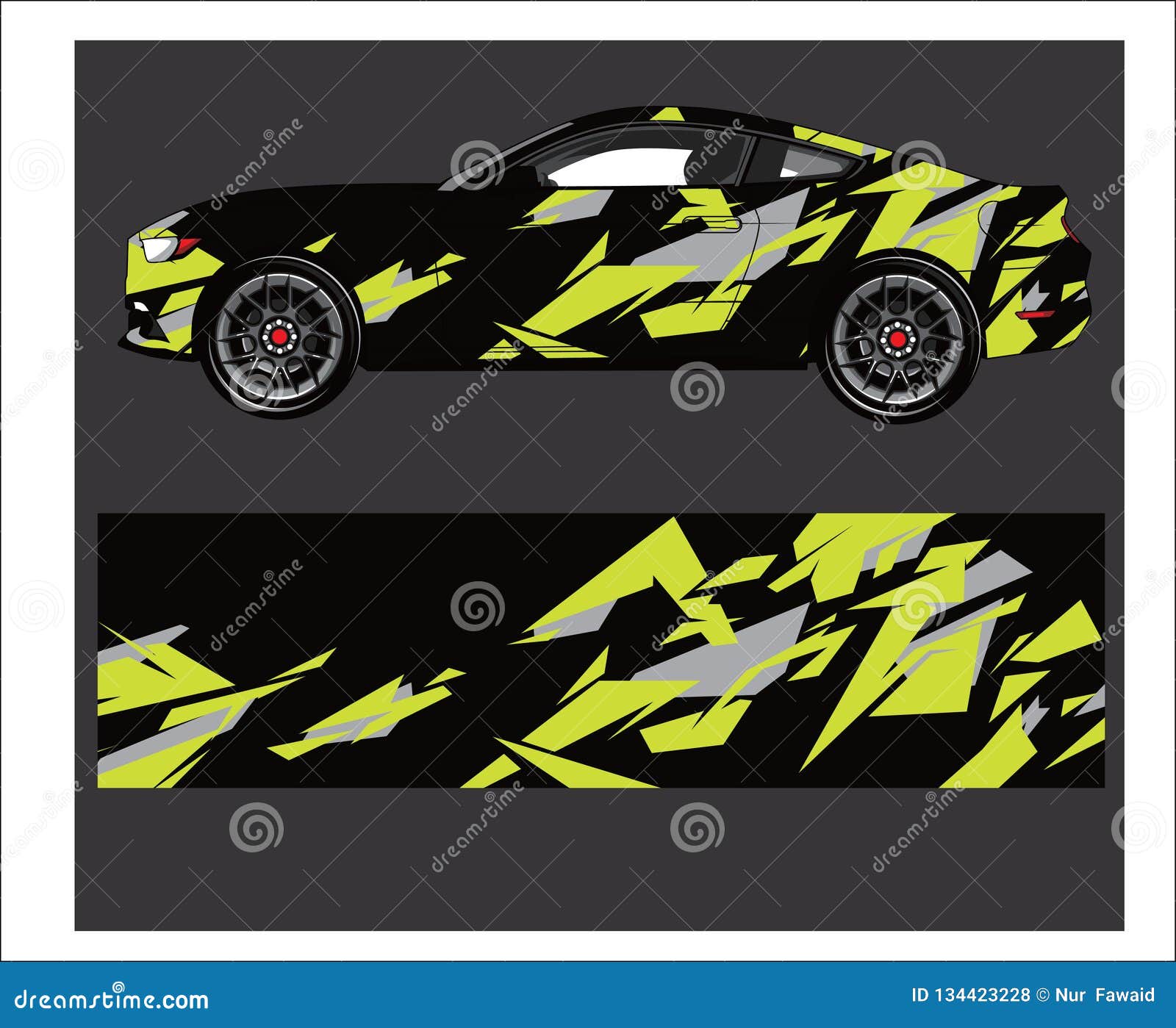 car and vehicle abstract racing graphic kit background for wrap and vinyl sticker